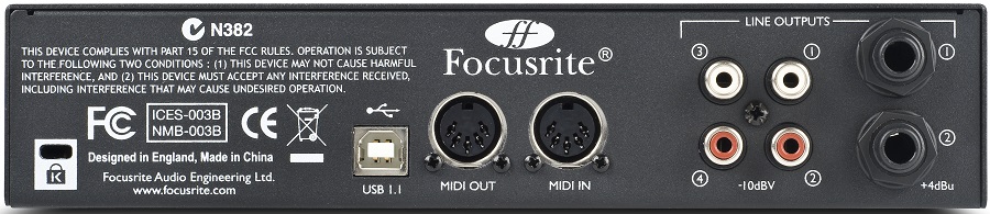 FOCUSERITE - Saffire 6 USB کارت صدا